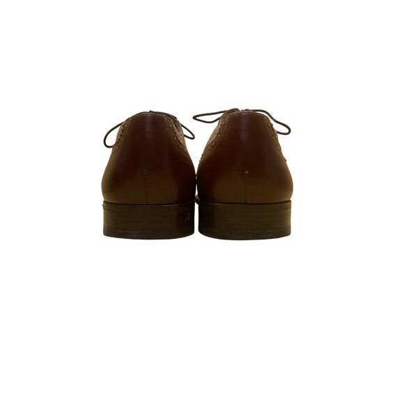 Salvatore Ferragamo Men’s Brown Leather & Suede Wingtip Brogue Oxfords Sz 9.5EE - Picture 7 of 8